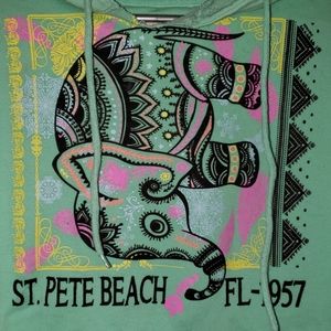 Green Elephant Florida Hoodie